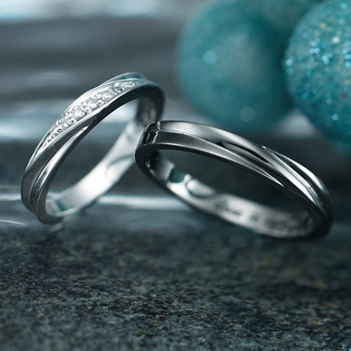 結婚指輪 SR14-016BK-WH